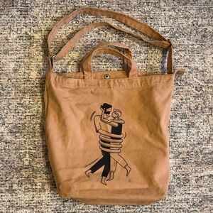 Baggu Canvas Tote Bag with Graphic Print